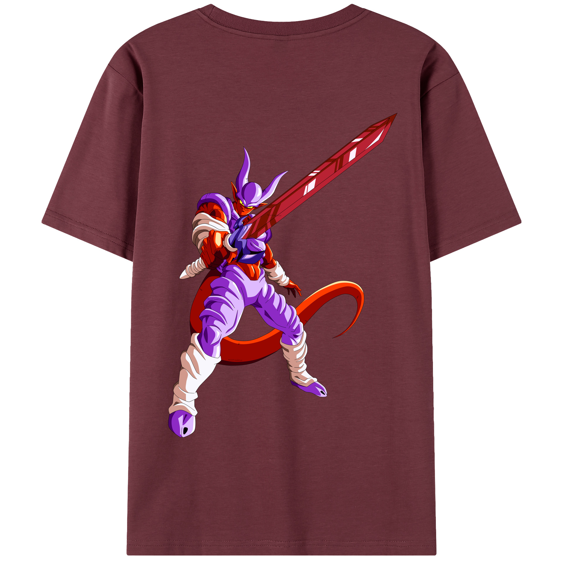 （画像用） ドラゴンボール ジャネンバ DRAGON BALL Janemba 綿100％半袖Tシャツ（背面プリント）